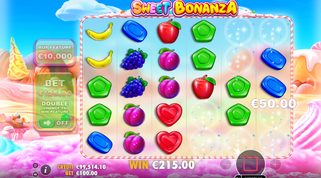 Jogue Sweet Bonanza – ganhos, giros grátis e multiplicadores de até x21 000